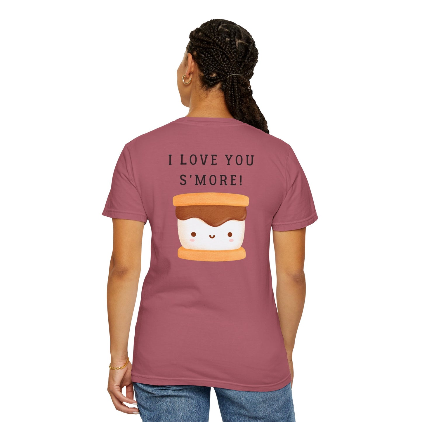 I love you S'more, back logo Unisex T-Shirt