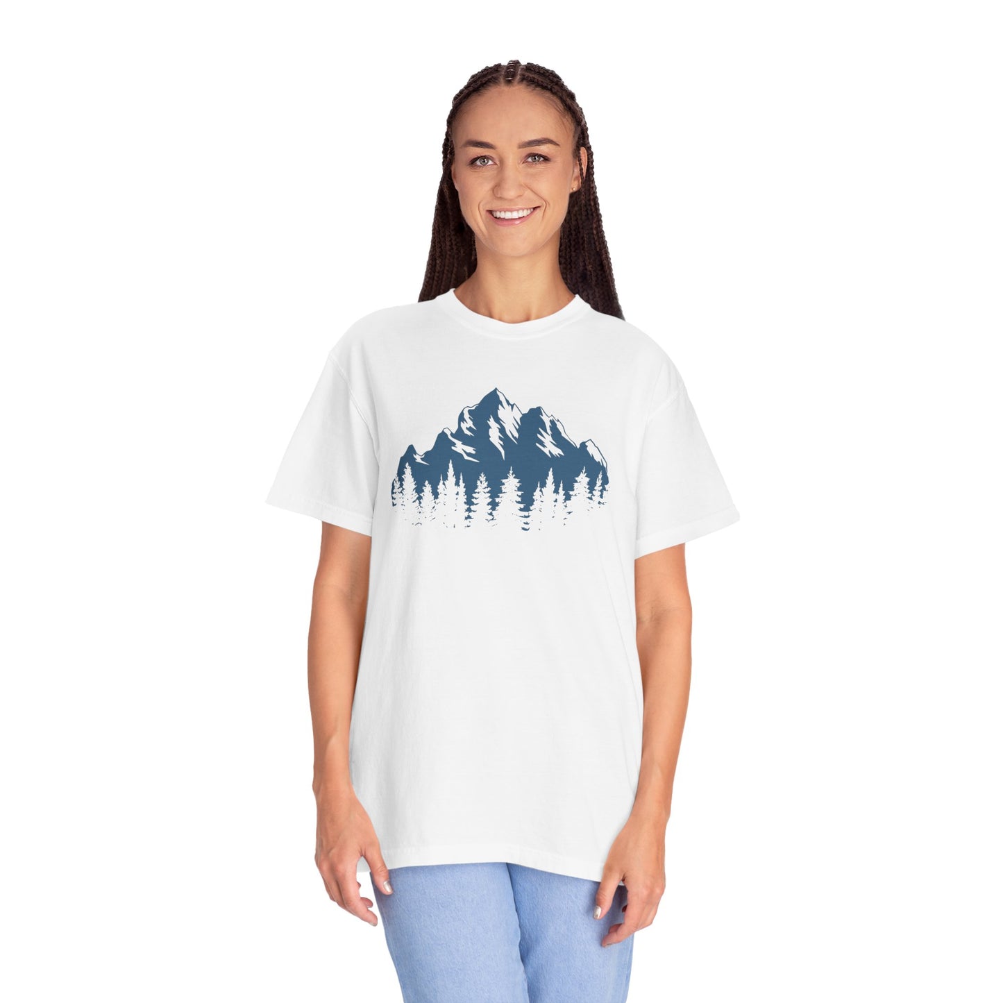 Mountain Adventure, front logo on Unisex T-Shirt