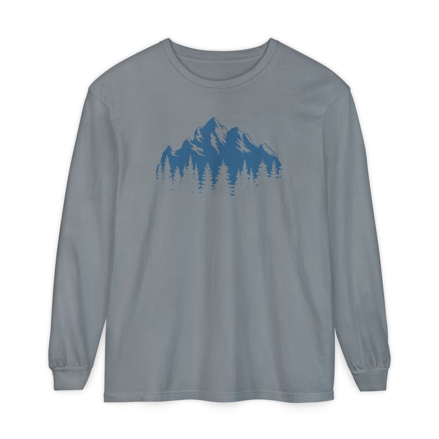 Mountain Freedom Long Sleeve, logo on front of Unisex T-Shirt