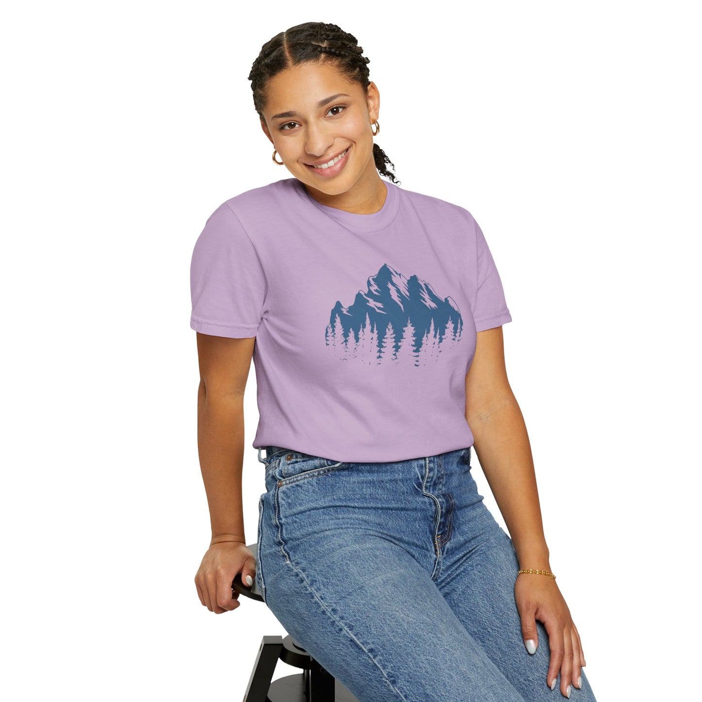 Mountain Adventure, front logo on Unisex T-Shirt