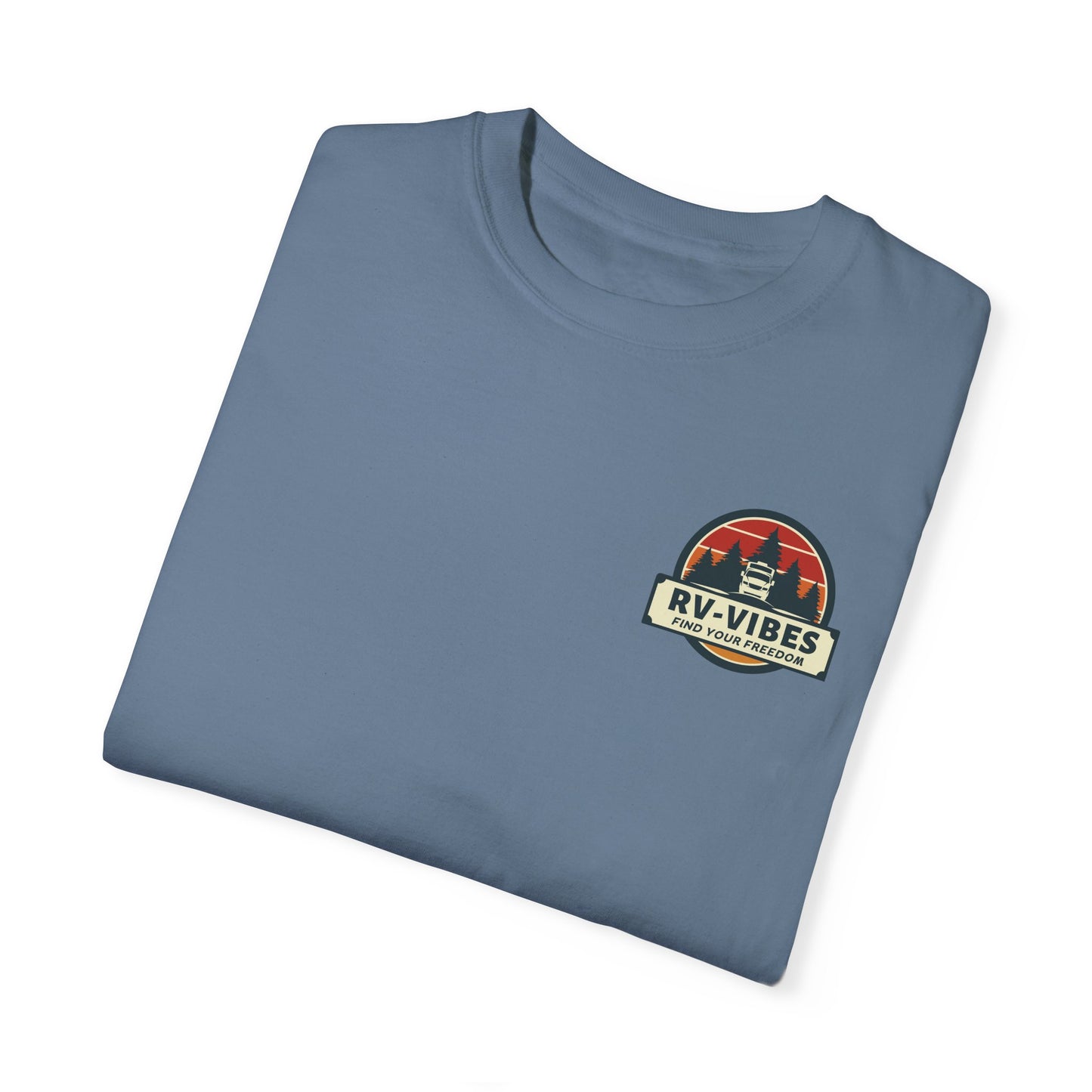 Dog Pee Across USA, back logo on Unisex T-shirt