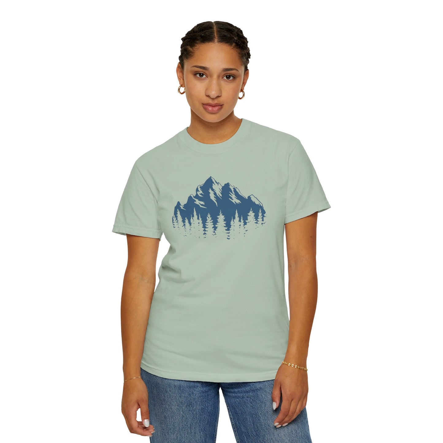 Mountain Adventure, front logo on Unisex T-Shirt
