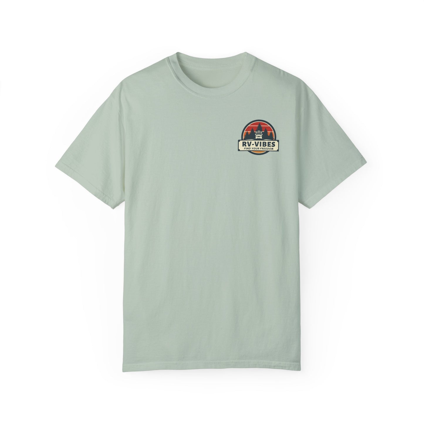 Dog Pee Across USA, back logo on Unisex T-shirt