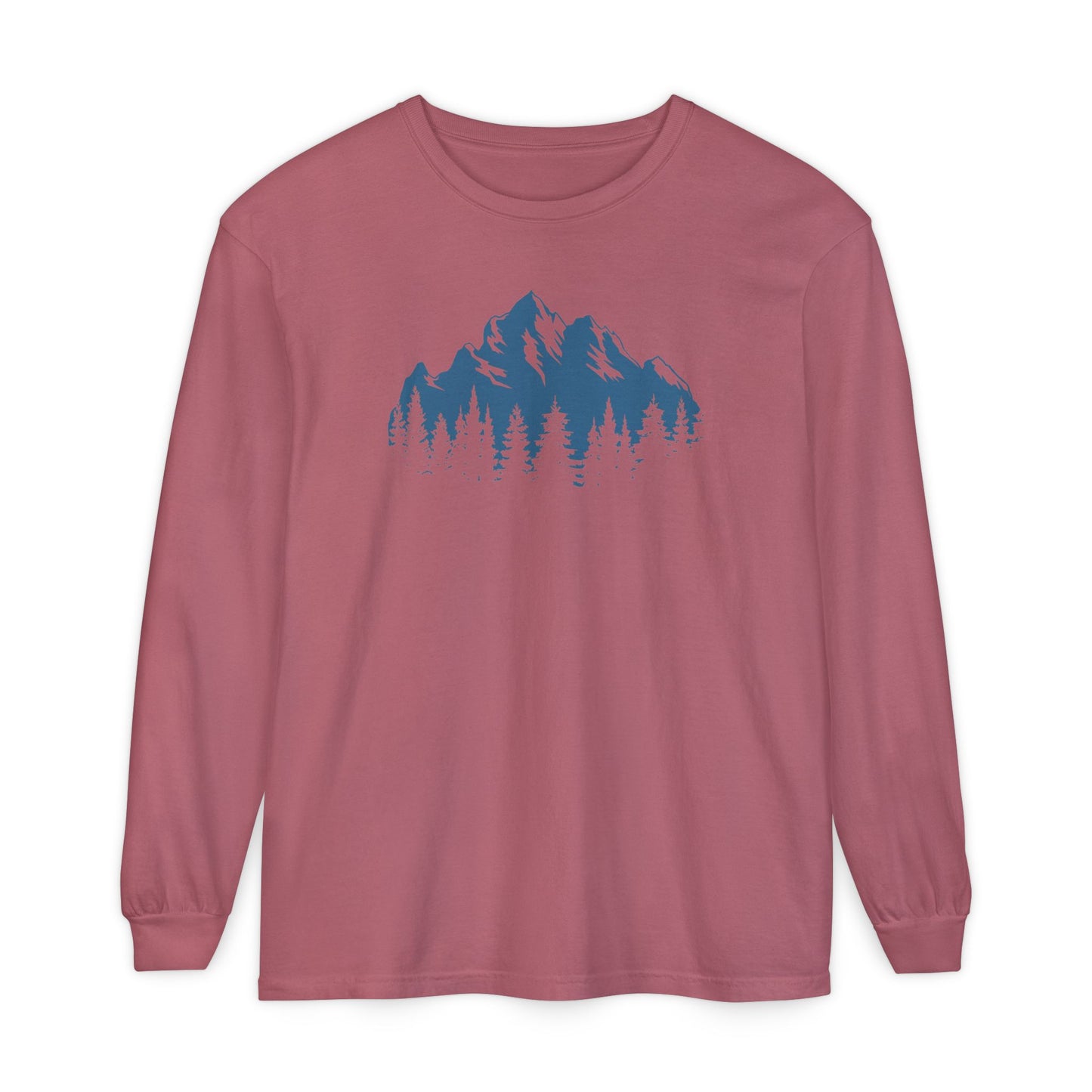 Mountain Freedom Long Sleeve, logo on front of Unisex T-Shirt