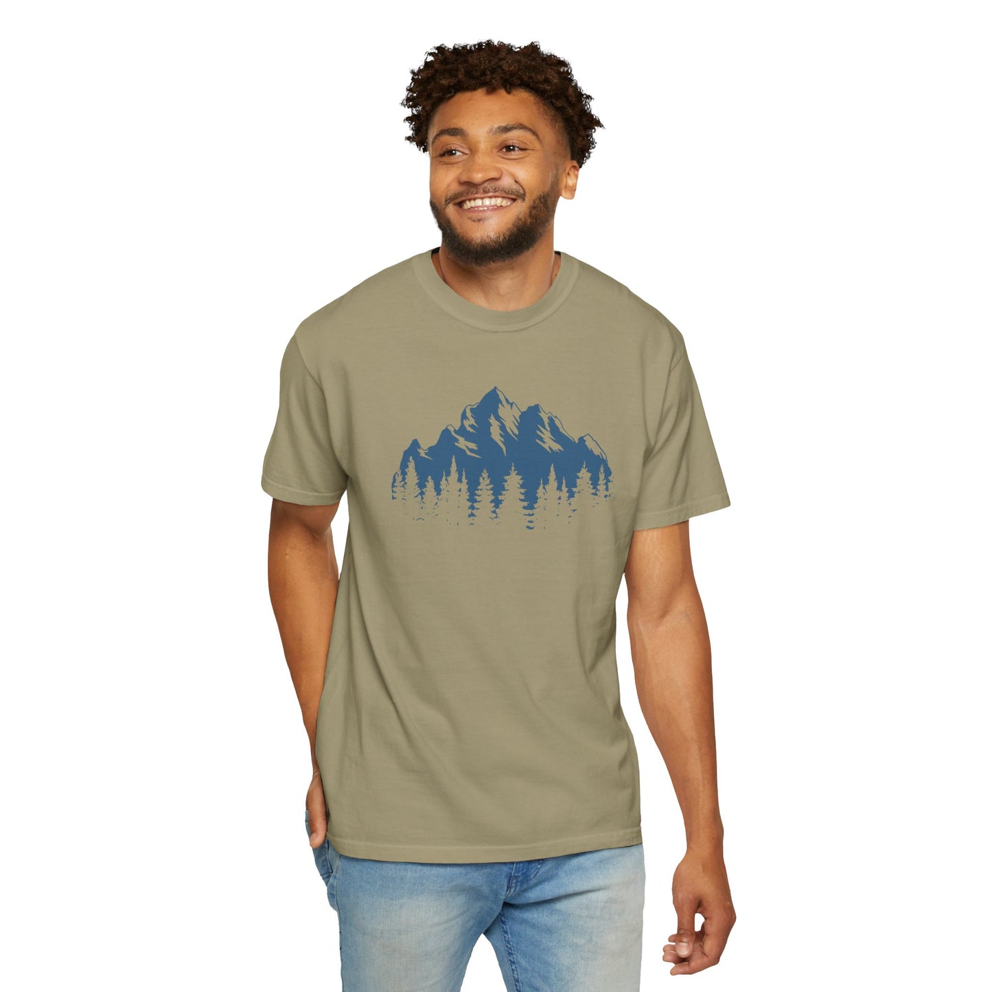 Mountain Adventure, front logo on Unisex T-Shirt