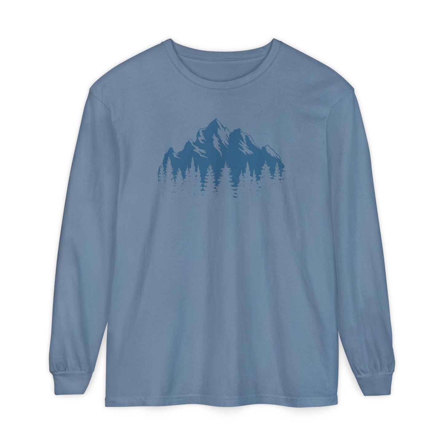 Mountain Freedom Long Sleeve, logo on front of Unisex T-Shirt