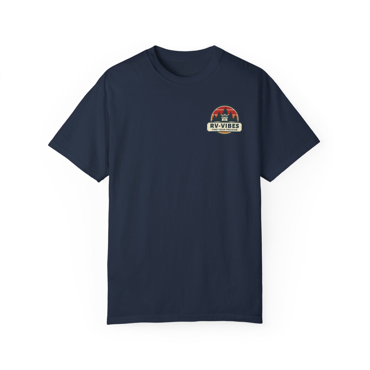Dog Pee Across USA, back logo on Unisex T-shirt