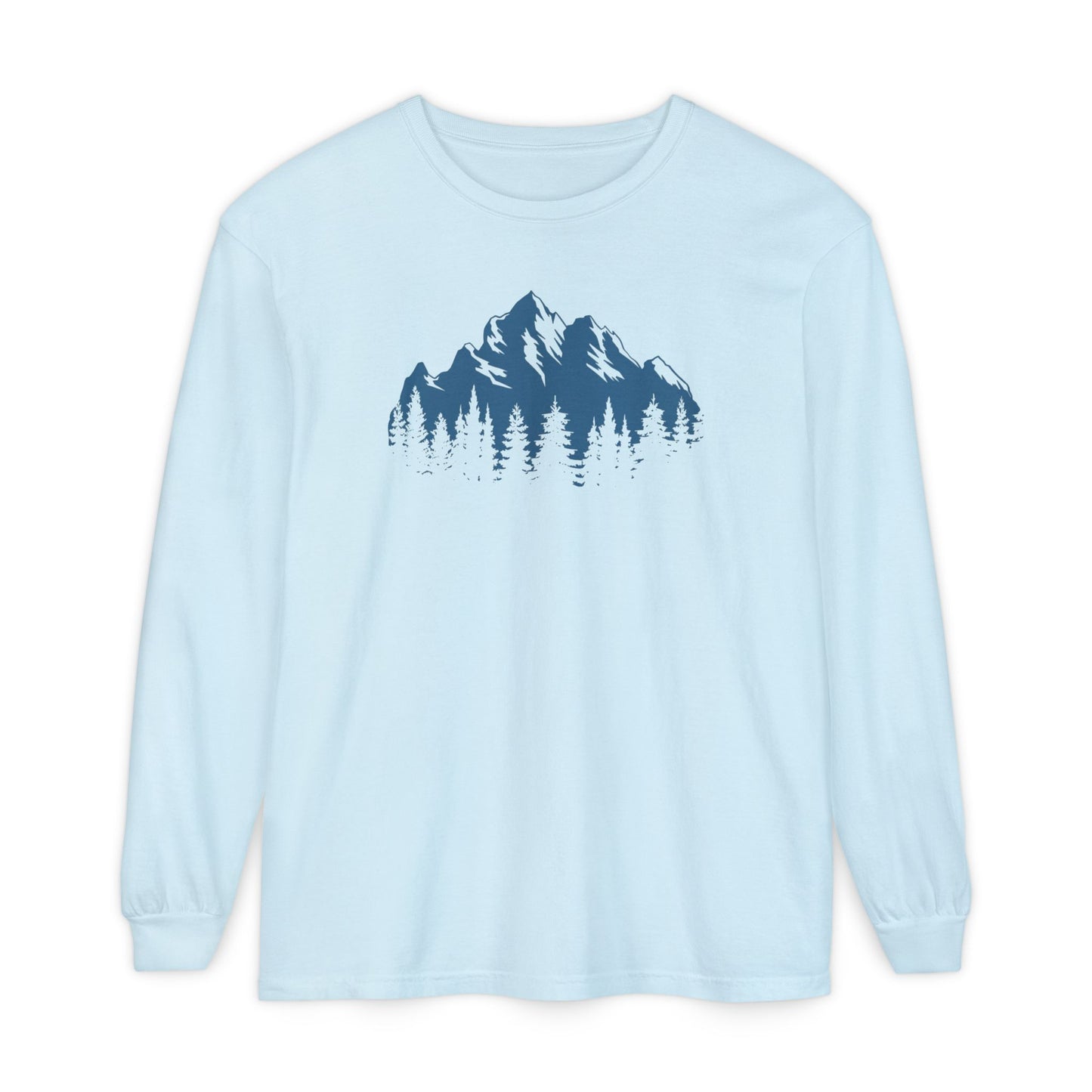 Mountain Freedom Long Sleeve, logo on front of Unisex T-Shirt