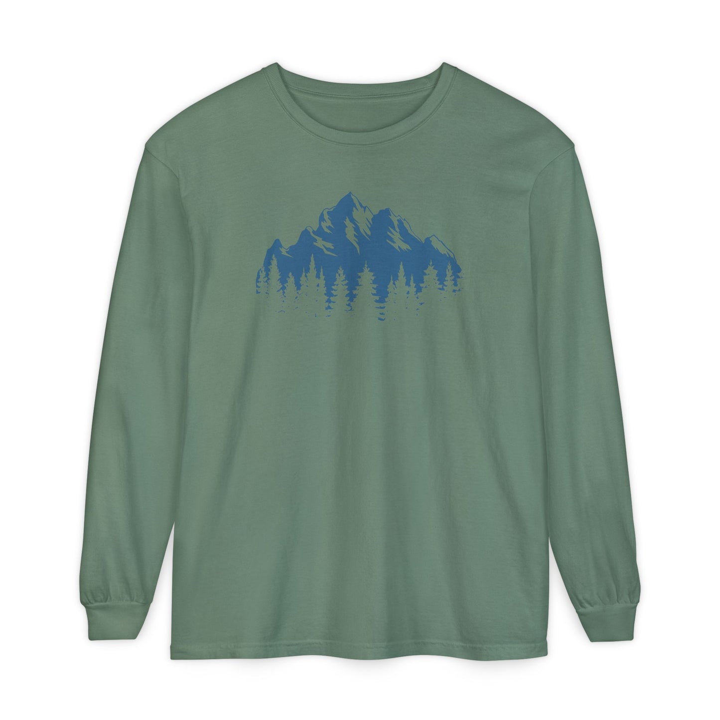 Mountain Freedom Long Sleeve, logo on front of Unisex T-Shirt