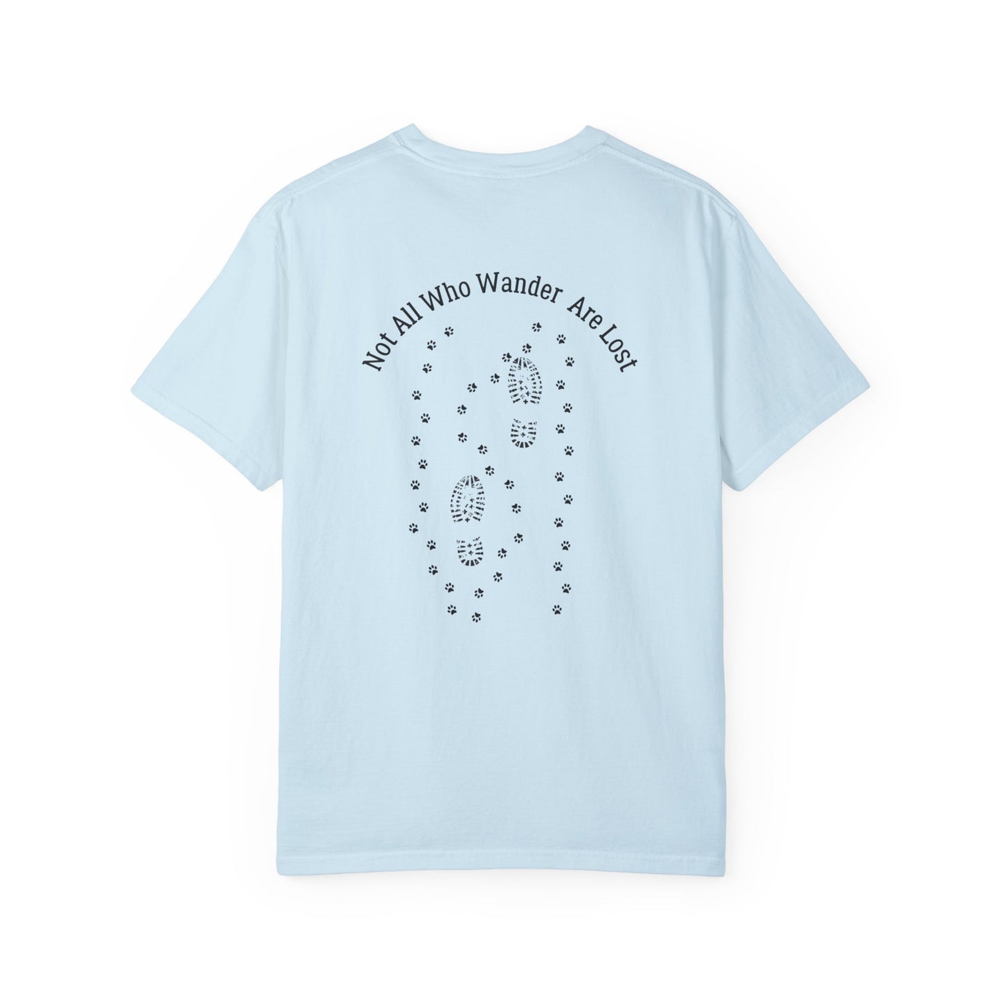 “Not All Who Wander” Adventure Tee – White