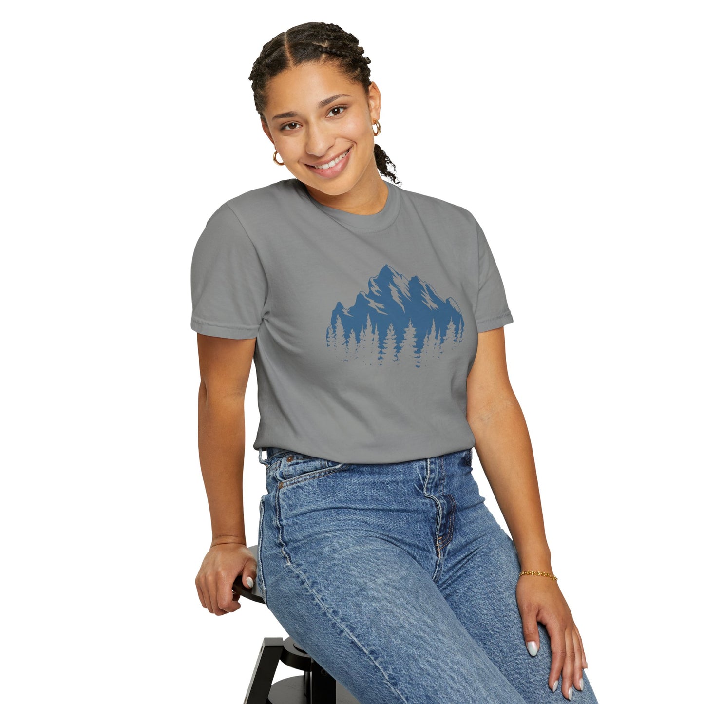 Mountain Adventure, front logo on Unisex T-Shirt
