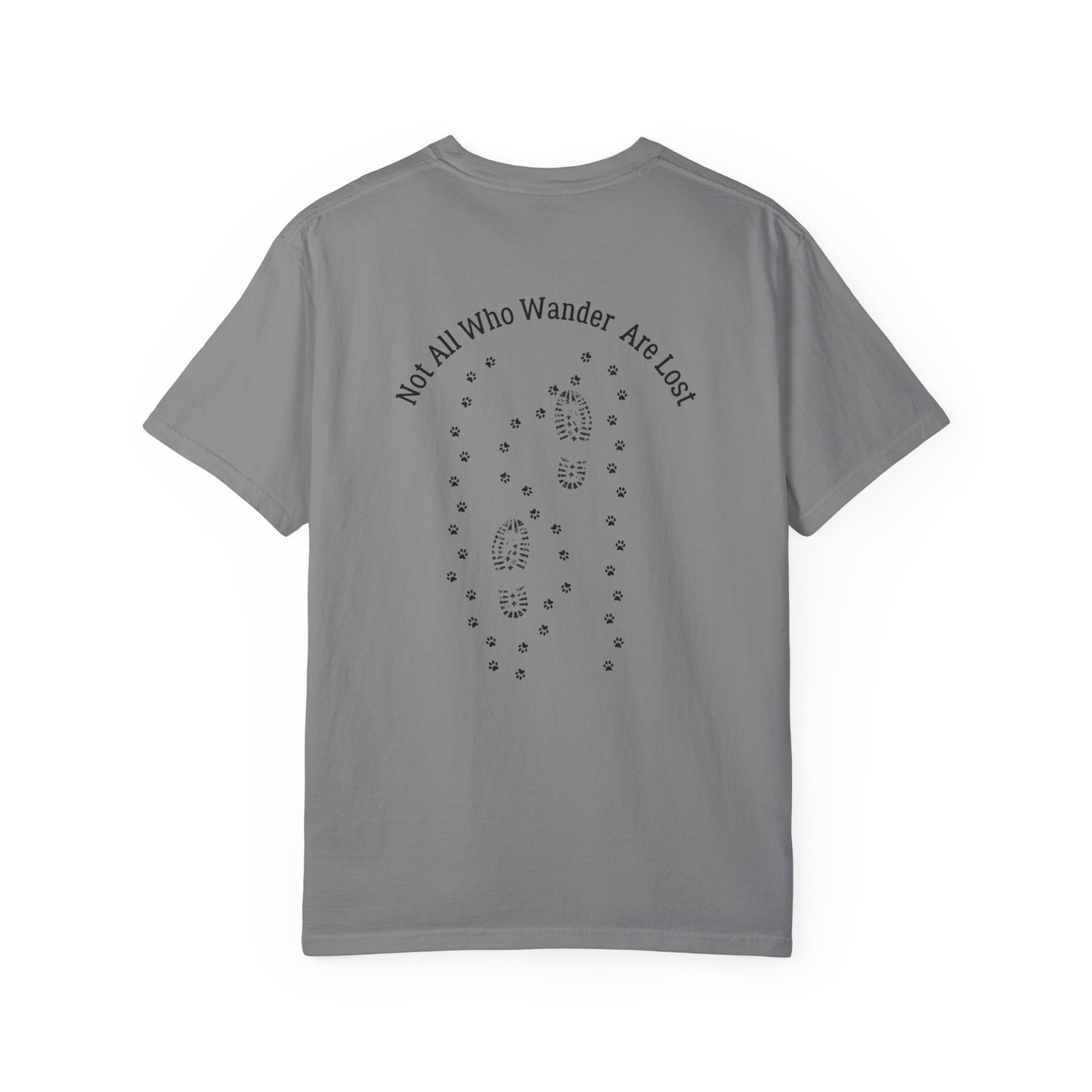 “Not All Who Wander” Adventure Tee – White