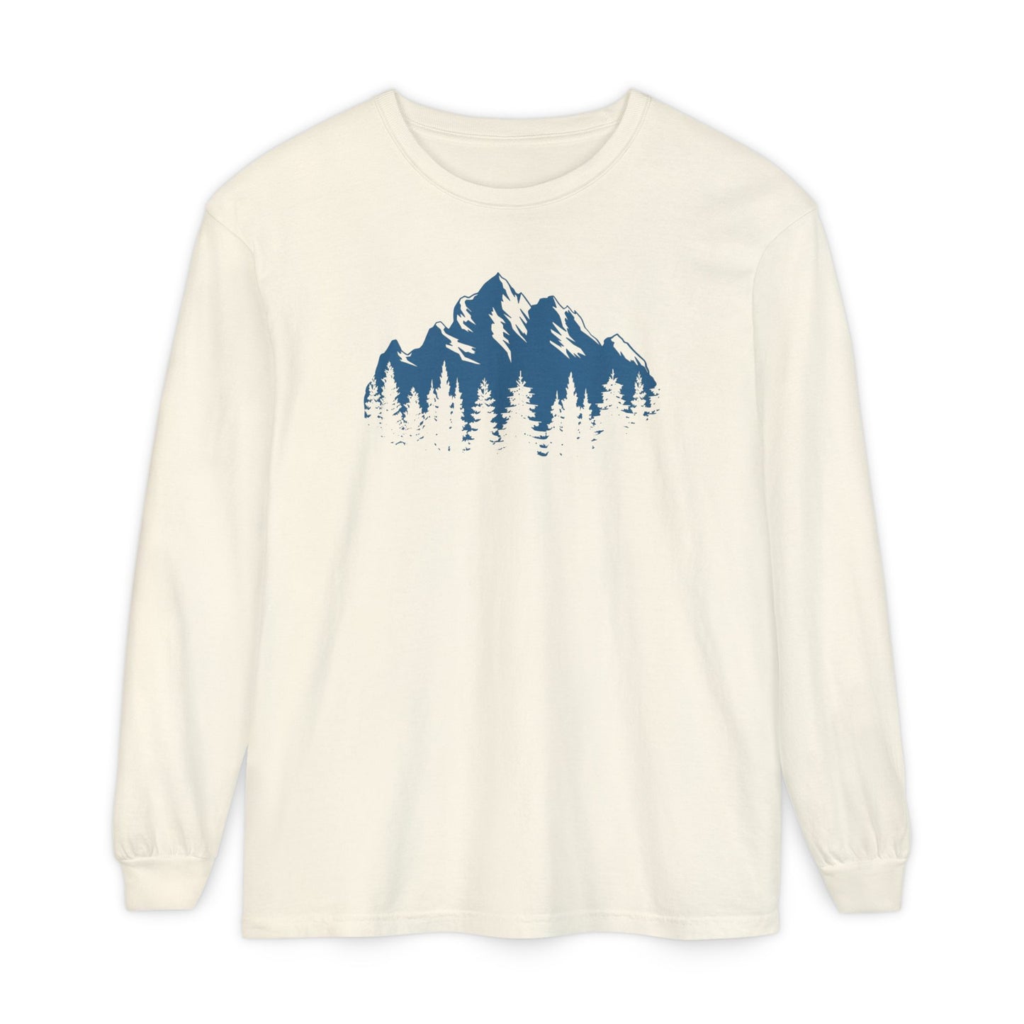 Mountain Freedom Long Sleeve, logo on front of Unisex T-Shirt