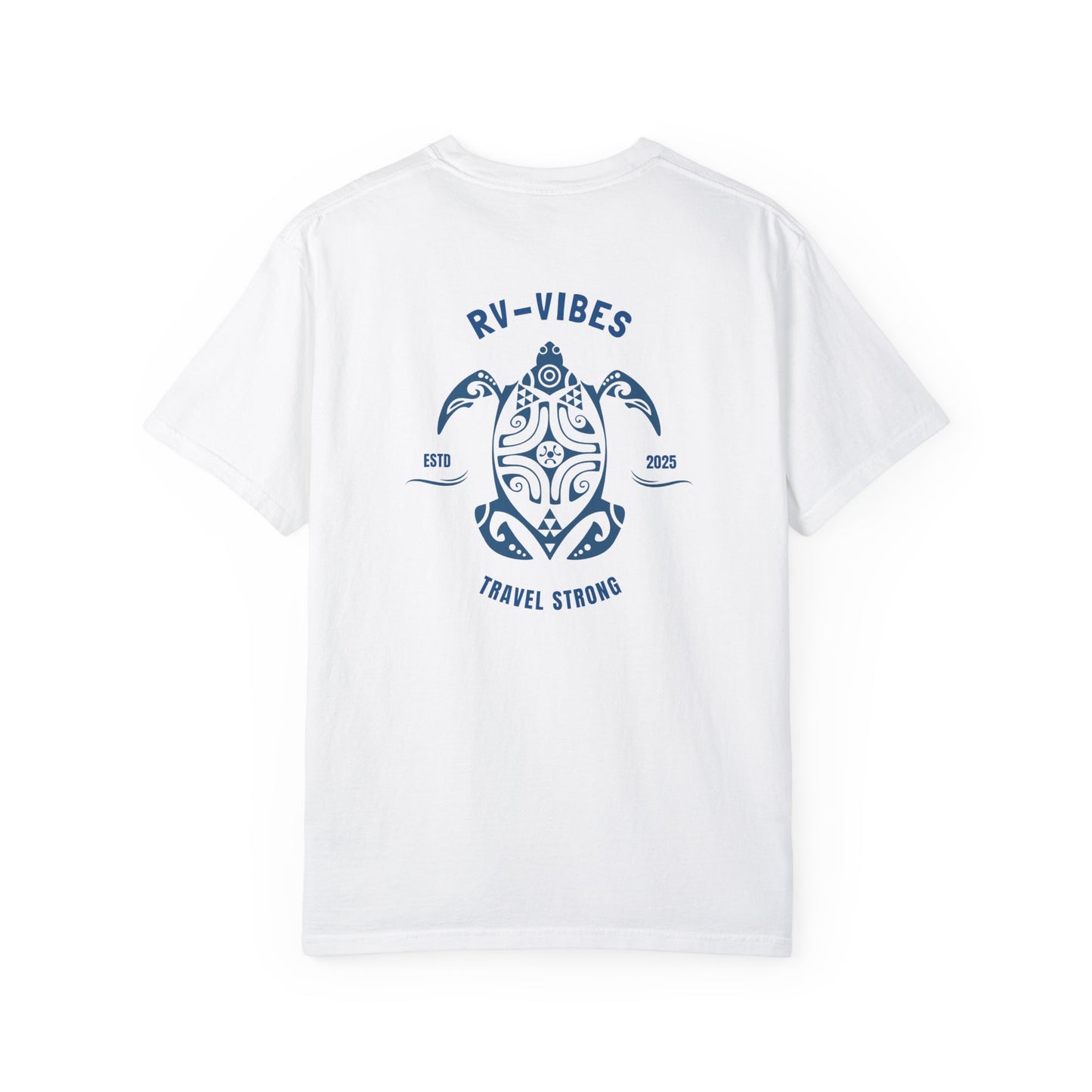 Sea Turtle T-Shirt - RV-Vibes Find Your Freedom Tee, back logo Unisex