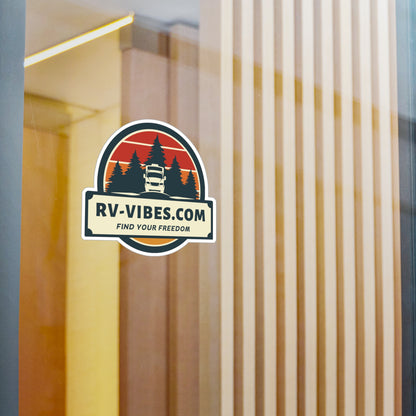 Vinyl Decal - RV-Vibes Lifestyle and Finding Your Freedom