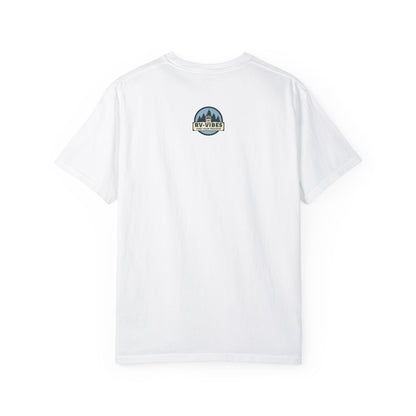 Finding your freedom "on the Brink", front logo Unisex Tee