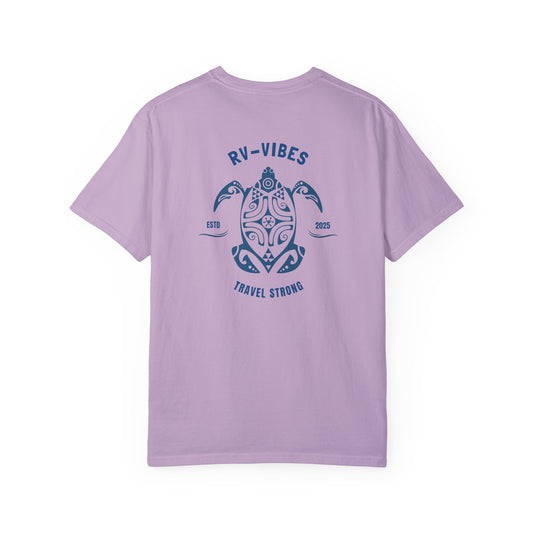 Sea Turtle T-Shirt - RV-Vibes Find Your Freedom Tee, back logo Unisex