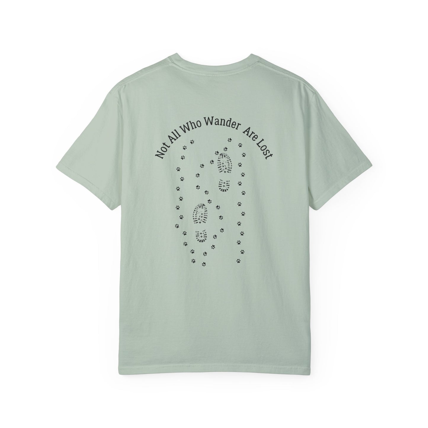 “Not All Who Wander” Adventure Tee – White