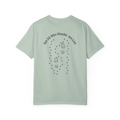 “Not All Who Wander” Adventure Tee – White