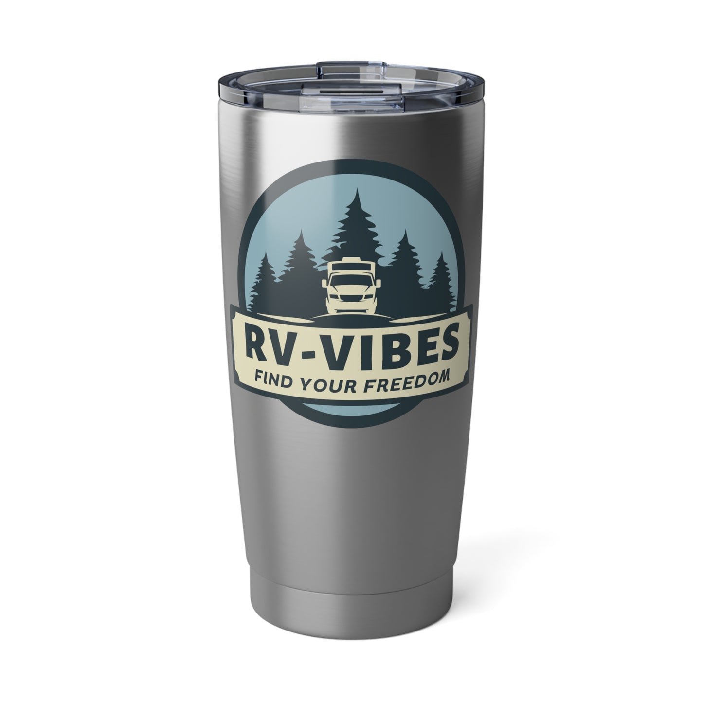 Travel Tumbler - RV Vibes 20oz Tumbler for Coffee, Tea, or Cocktails